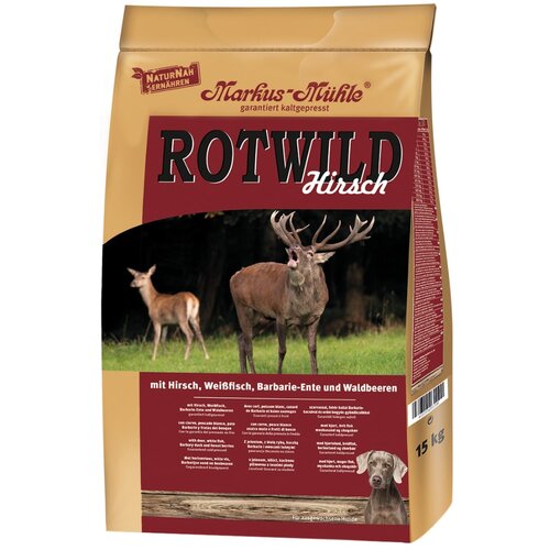 Markus Mühle Markus-Mühle Rotwild Hirsch jelen - Varčno pakiranje: 2 x 15 kg Cene