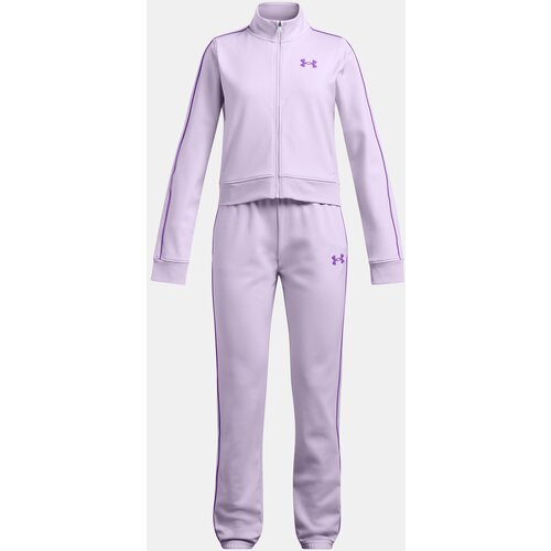 Under Armour Girls' set UA Icon Knit Crop Tracksuit-PPL - Girls Slike