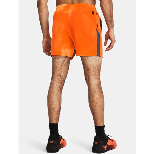 Under Armour Project Rock Ultimate 5in Training Printed Men&amp;#039;s Orange Sports Shorts Slike