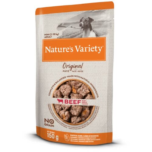 Nature’s Variety Nature's Variety Original Dog Mini Adult - govedina - 150 g 150 g Cene