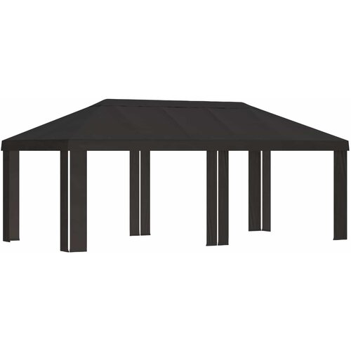vidaXL Pokrov za gazebo 6 x 3 m Antracit Poliester 190, (5000218838) Cene