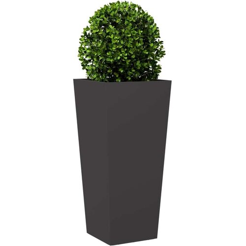VidaXL Vrtna sadilica crna 35x35x75 cm čelična Slike