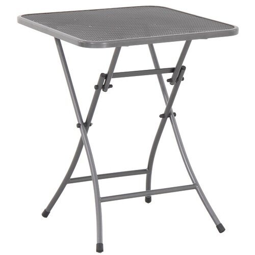 SUNFUN sklopivi stol cafe latte (d x &amp;scaron; x v: 60 x 60 x 72 cm, čelik, željezno sive boje) Slike