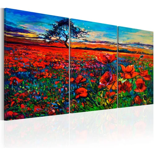  Slika - Valley of Poppies 120x60