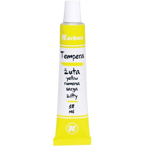 Karbon Tempera barva v tubi, rumena, 18 ml Cene