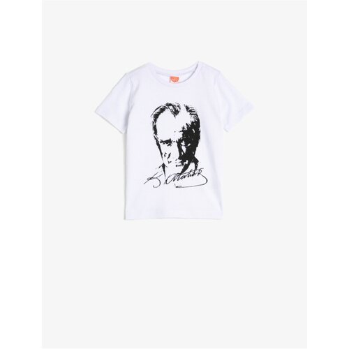Koton T-Shirt - White - Regular Slike