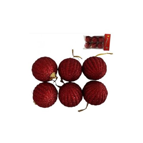  Kugle za bor 6/1 5cm Crvena Cijene