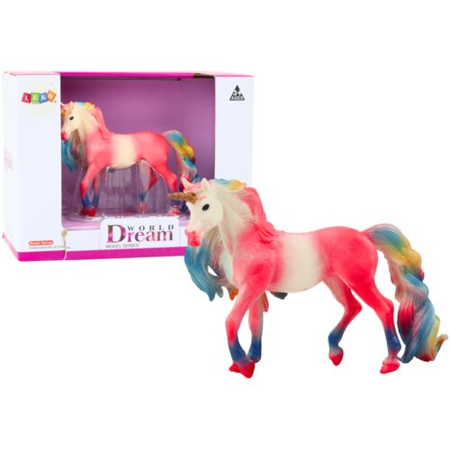  Kolekcionarska figurica Veliki jednorog 11 CM - roza Cene