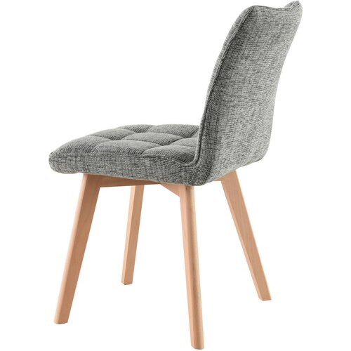 Livetastic STOL, les, tekstil siva Slike