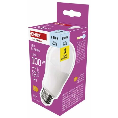 Emos led sijalica Classic A60 13W 1521lm E27 CW ZQ5E64 Cene
