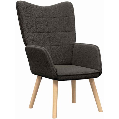  Fotelja Tamno siva 62 x 67 x 95,5 cm Sherpa Tkanina Slike
