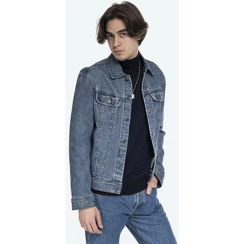 A.P.C. Jeans jakna Veste Jean Us moška, mornarsko modra barva