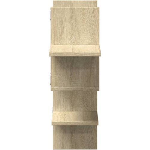  Zidna polica boja hrasta 124,5x18x60,5 cm konstruirano drva Slike