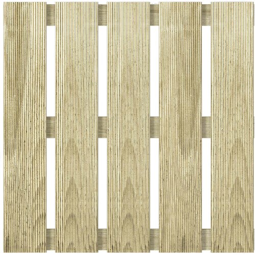  Pločice za decking 6 pcs Zelena 50 x 50 cm Slike