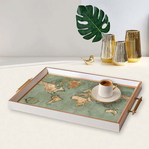 Aberto Design Poslužavnik TPB9941 50 x 29 x 3.5 cm, Šareni Cene