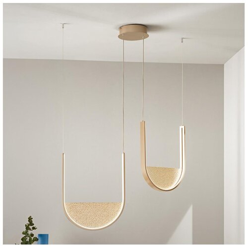  Ondaluce - LED prigu&scaron;iva luster na sajli LOTUS LED/55W/230V zlatni Cene