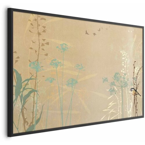  Plakat - Bird on a Meadow 60x40 Crni okvir Cijene