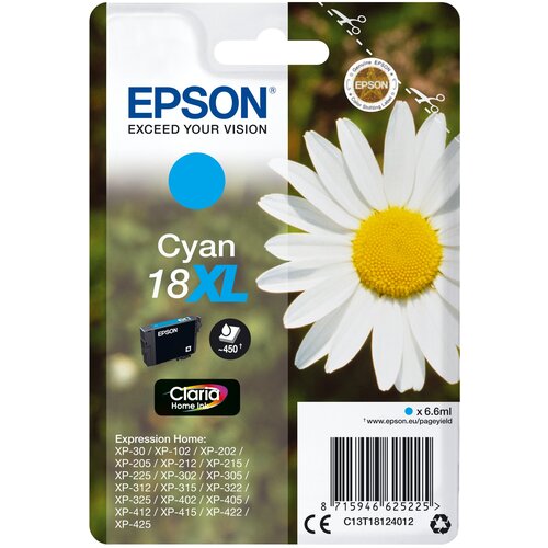 Epson Tinte 18XL C13T18124012 Cyan&amp;quot; Slike