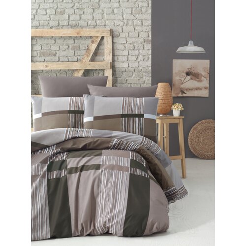 Lessentiel Maison komplet posteljine Estela, 160x220cm, Smeđa Slike