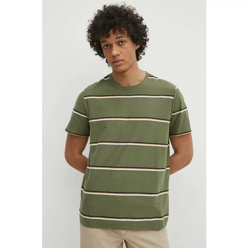 Medicine Bombažna kratka majica moški, zelena barva
