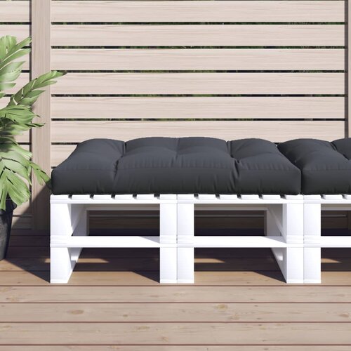  Jastuk za palete antracit 120 x 80 x 12 cm od tkanine Slike
