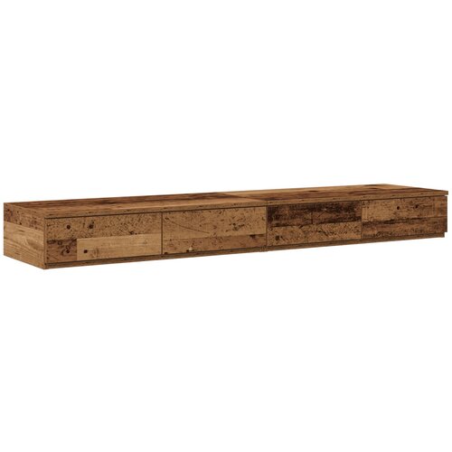 vidaXL Lade za krevet Staro drvo 160x36,5x16,5 cm Enginirano drvo Cijene