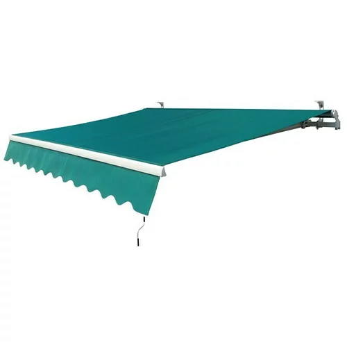  Zglobna tenda (Zelene boje, Širina: 4 m, Izvlačenje: 2,5 m)