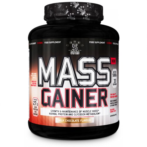 5 STARS mass Gainer ugljeni hidrati čokolada, 5kg Cene