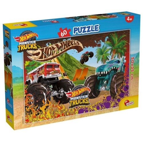 Lisciani Lisiani Hot Wheels slagalica plus, 60 dijelova Cijene