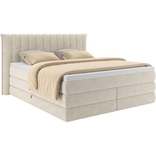 Premium Living Postelja Boxspring Lina, Bež, 180x200 Slike