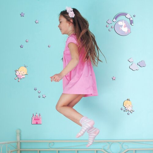 Happy Dekorativna nalepka Fairies (30 x 31 cm) Slike
