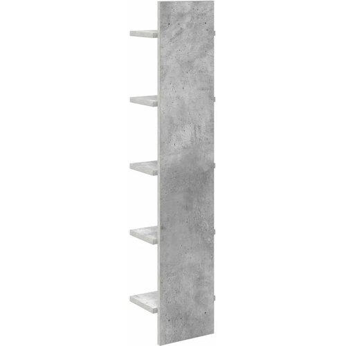  Zidna polica Betonska siva 22 x 15 x 100 cm Konstruirano drvo - Betonska siva 1 22 x 15 x 100 cm (5 etaža) Slike