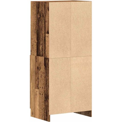  Kuhinjski ormarić boja staro drvo 57x41,5x131,5 cm drveni Slike