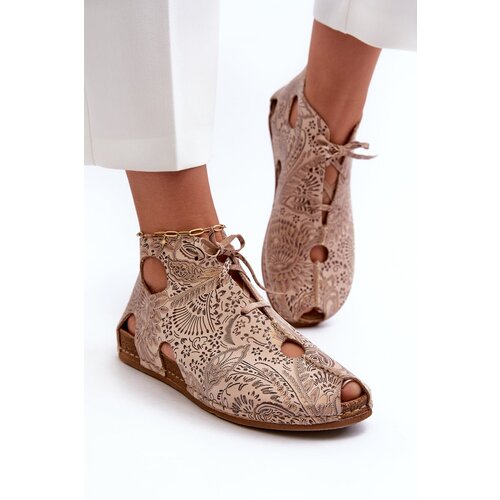 Maciejka Patterned Leather Boots Cijene