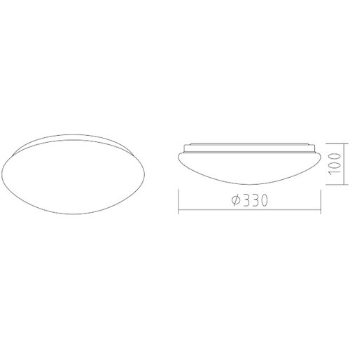  APLED - LED stropno svetlo sa senzorom LENS P TRICOLOR LED/18W/230V 1210lm Slike