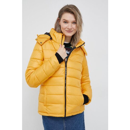 Pepe Jeans Jakna Alexa za žene, boja: žuta, za prijelazno razdoblje Slike