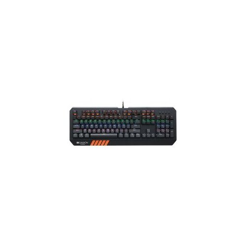 Canyon Hazard GK-6, Wired multimedia gaming keyboard with lighting effect, 108pcs rainbow LED, Numbers 104keys, EN double inject Cijene