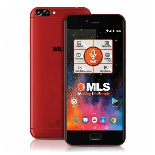 Mls DX 4G (iQS302) crveni 5.2 Quad Core 1.45 GHz 2GB 16GB 16Mpx+5Mpx Dual Sim mobilni telefon Slike