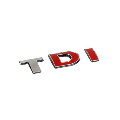  NATPIS METALNI TDI D.I CRVENO Slike