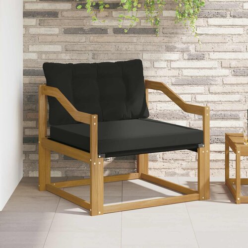  Set vanjskih sofa Čvrsto drvo akacije i Textilene Bijela Cijene