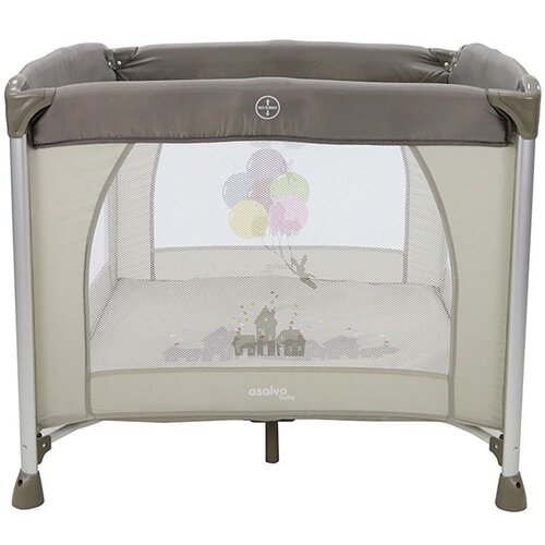 Ogradica za igru Asalvo Aluminium Magic City Beige 18540 Slike
