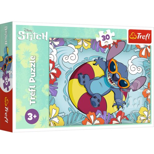 Trefl Trefl: Lilo&Stich, Sitch na plaži sestavljanka - 30 kosov Cene