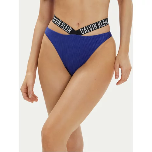 Calvin Klein Swimwear Spodnji del bikini KW0KW02391 Modra