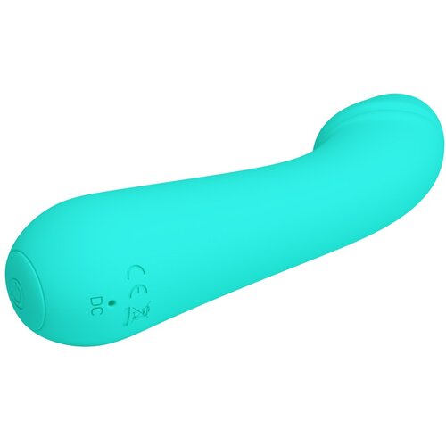 Pretty Love Cetus Super Soft Silicone G-Spot Vibrator Aqua Green Slike