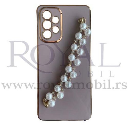  futrola biser chain za samsung S906 galaxy S22 plus ljubicasta Slike