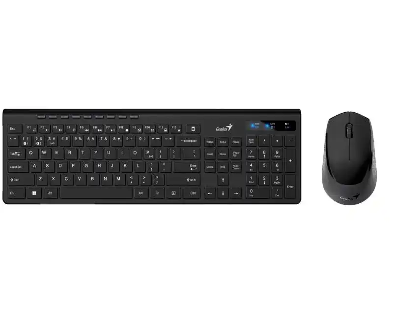 Genius SlimStar 8230 US Crna Bežična Tastatura i Mi&scaron; Set Cene