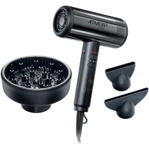 Diva Fen za kosu Atmos II Ultra, Crni Cene