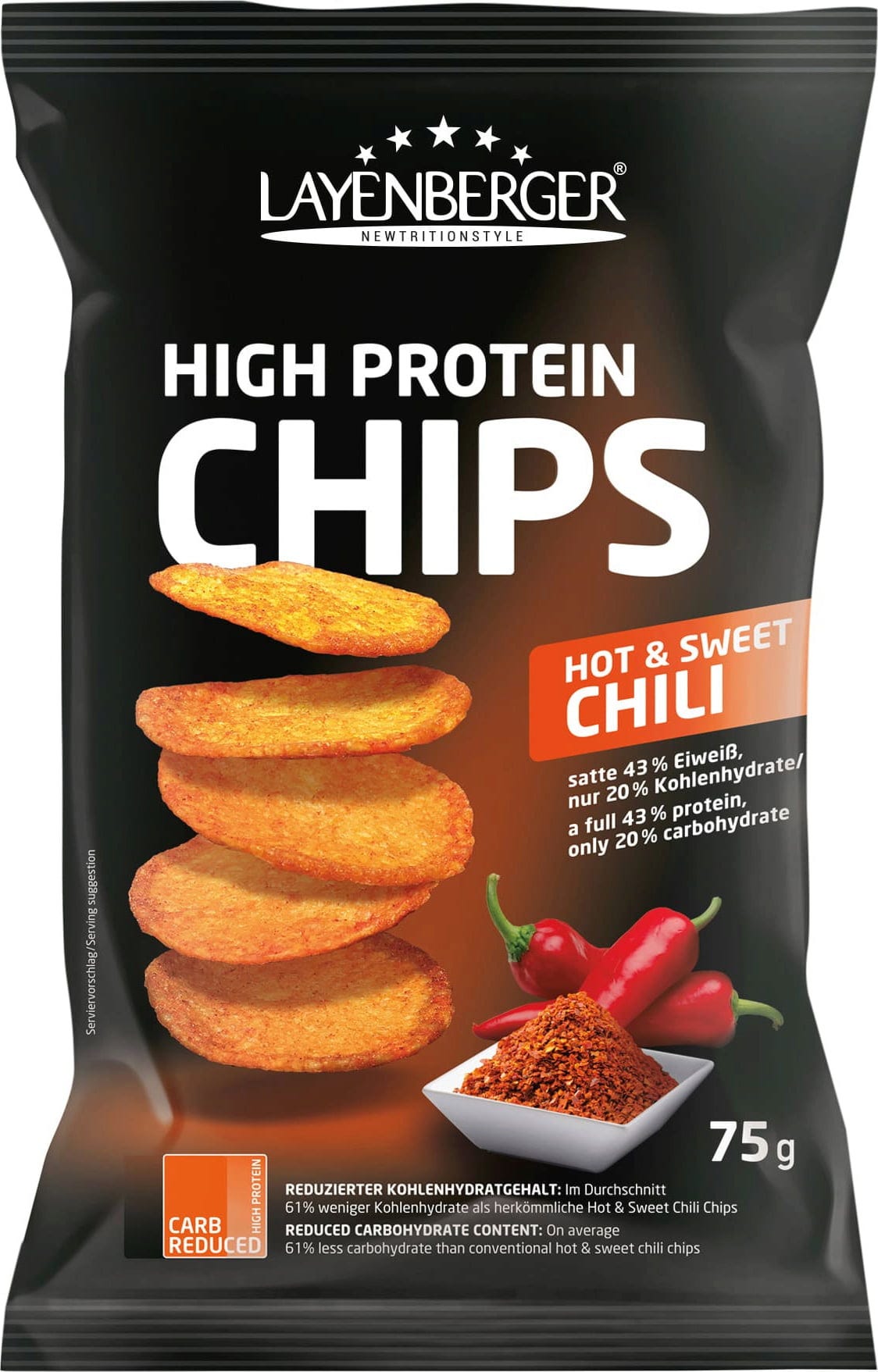 High Protein Chips - Hot &amp;amp; Sweet Chili Slike