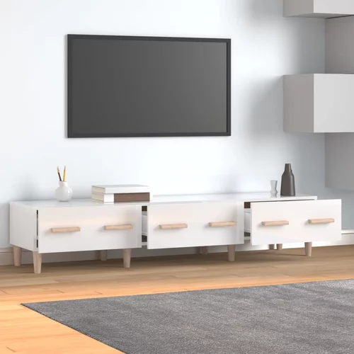 vidaXL TV ormarić sjajni bijeli 150 x 34,5 x 30 cm konstruirano drvo