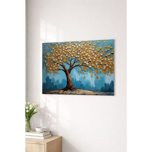 WALLXPERT Artmtlpnt12-2840 Multicolor Decorative Metal Painting Cene